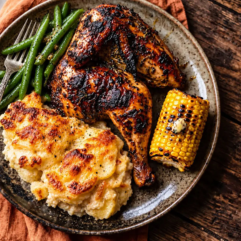 Jerk Chicken and veg Jerk Chicken and veg